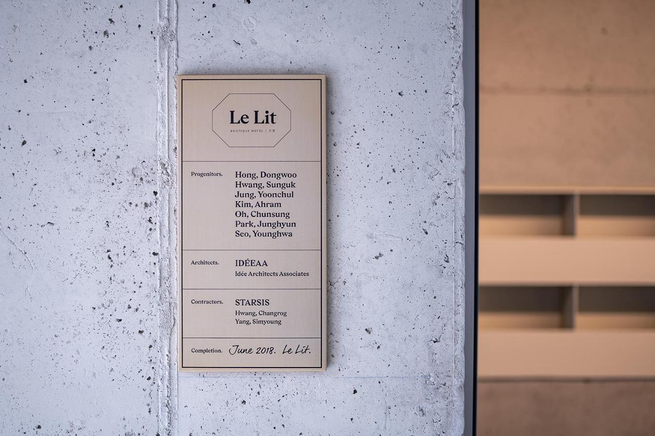 Le Lit Hotel Seoul Eksteriør bilde